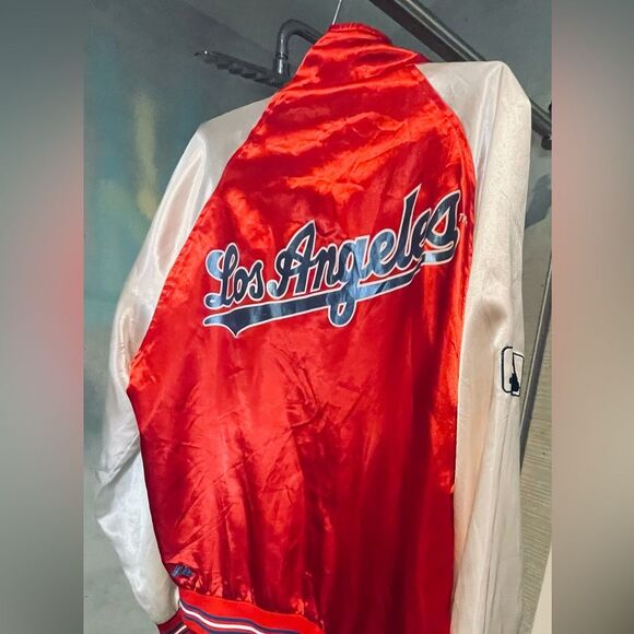 LA Dodgers Jacket- Japan Olympics - L - Red Blue - LA Dodgers Jersey Jacket - Picture 2 of 12